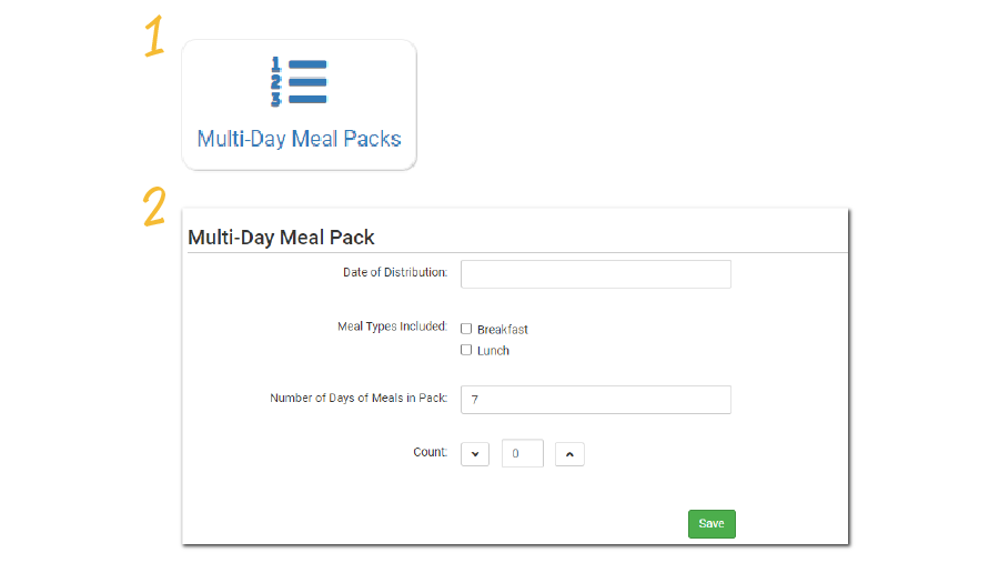 Multi-Day Meal Packs