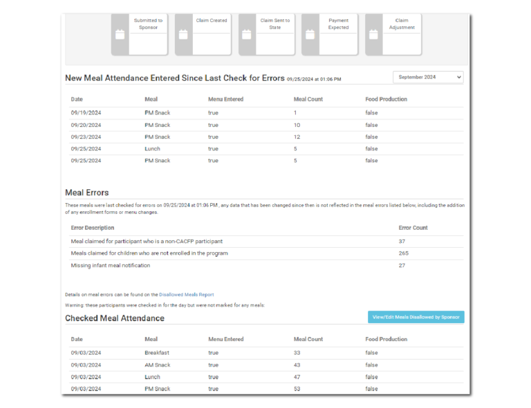 Check for Errors Page (Full Web Version)