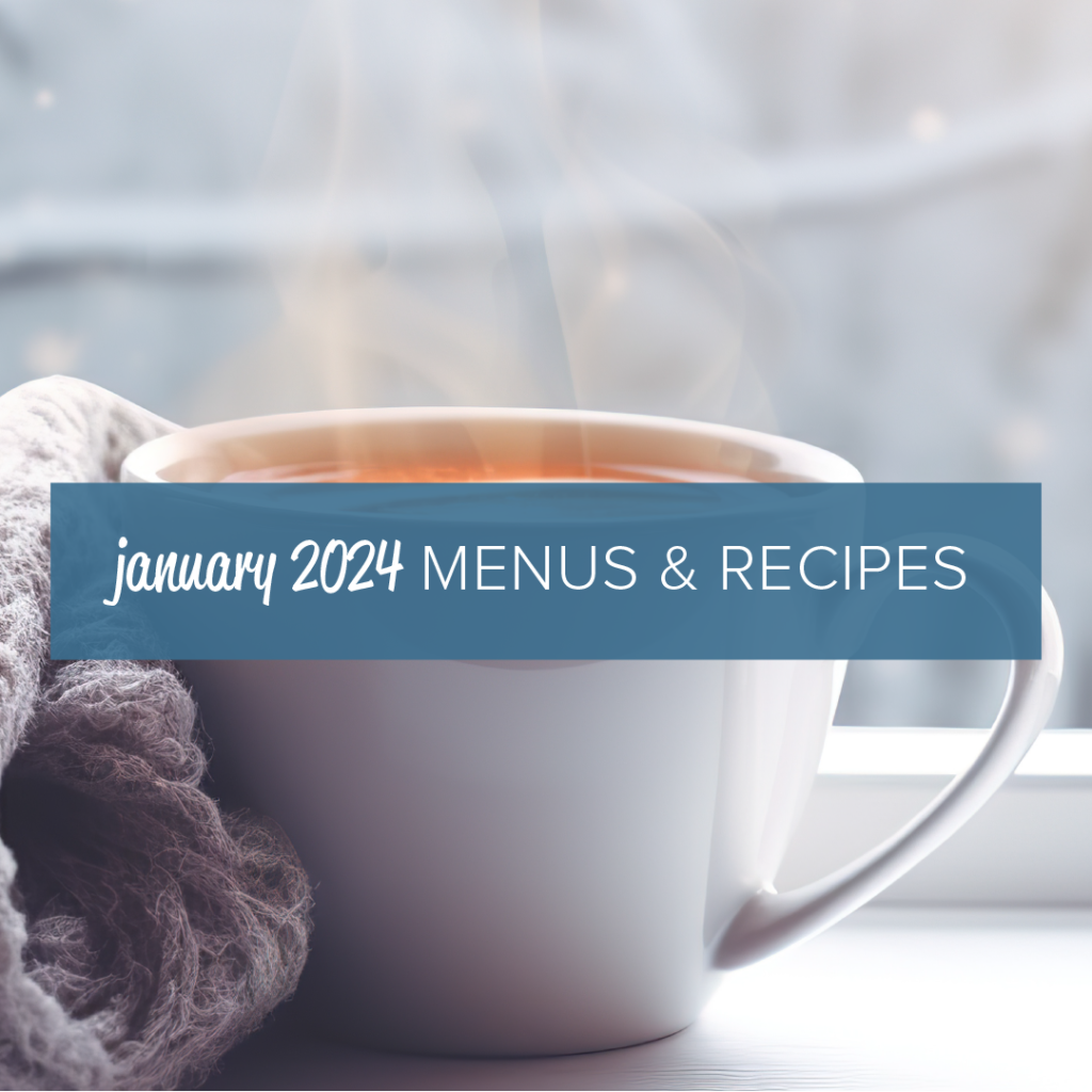 My Food Program January 2024 Menus & Recipes