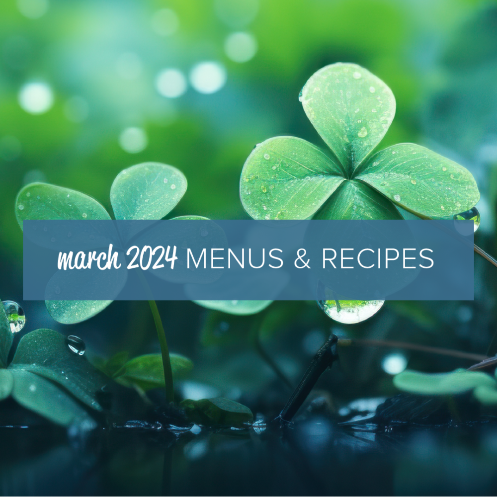 2024 Monthly Menus & Recipes | My Food Program