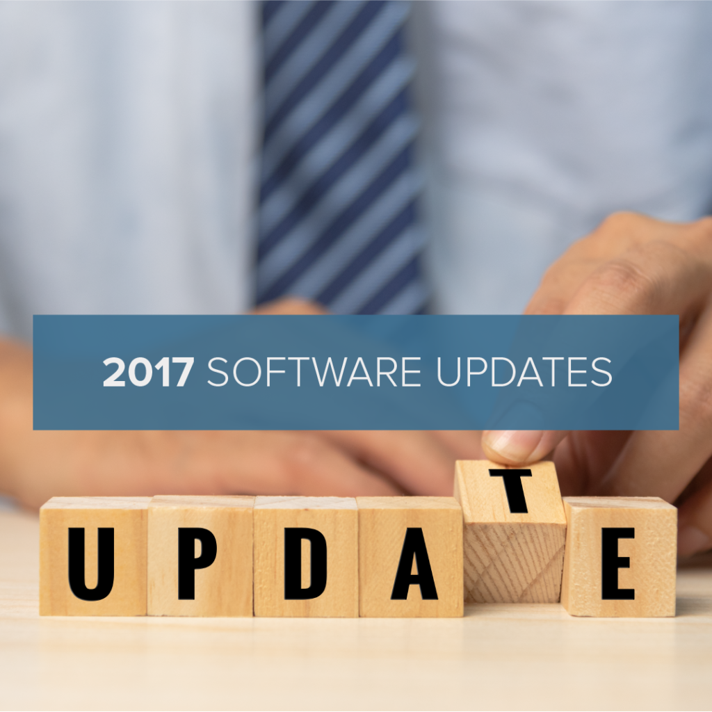 2017 Software Updates